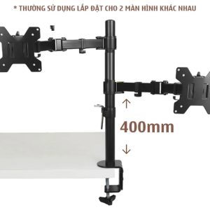 Gia Treo 2 Man Hinh Kep Ban Ergotek Ez3 17 27 Inch H1