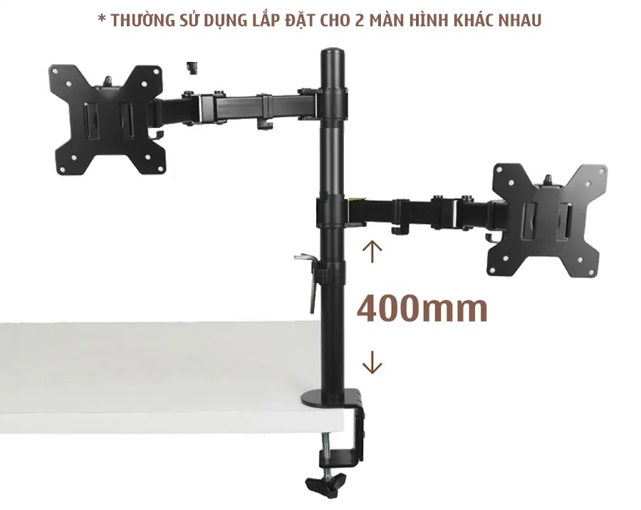 Gia Treo 2 Man Hinh Kep Ban Ergotek Ez3 17 27 Inch H1 Gia Treo 2 Man Hinh Kep Ban Ergotek Ez3 17 27 Inch H1