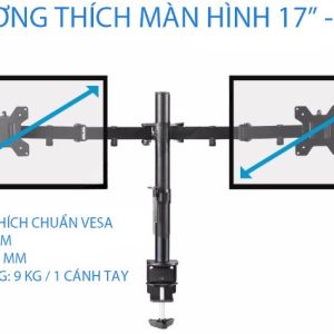 Gia Treo Hai Man Hinh Kep Ban M052 4