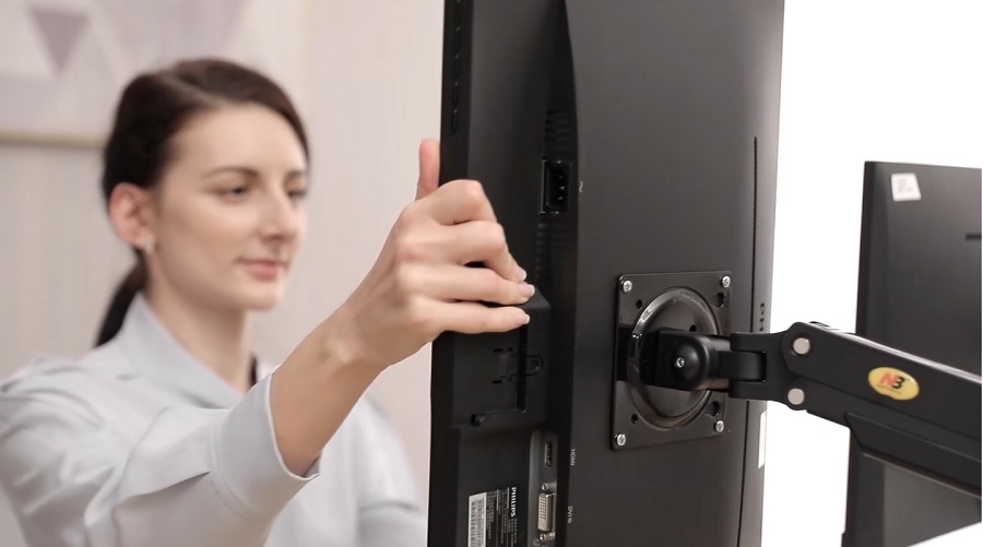 Giá Treo Hai Màn Hình Máy Tính NB G35 22-32 Inch