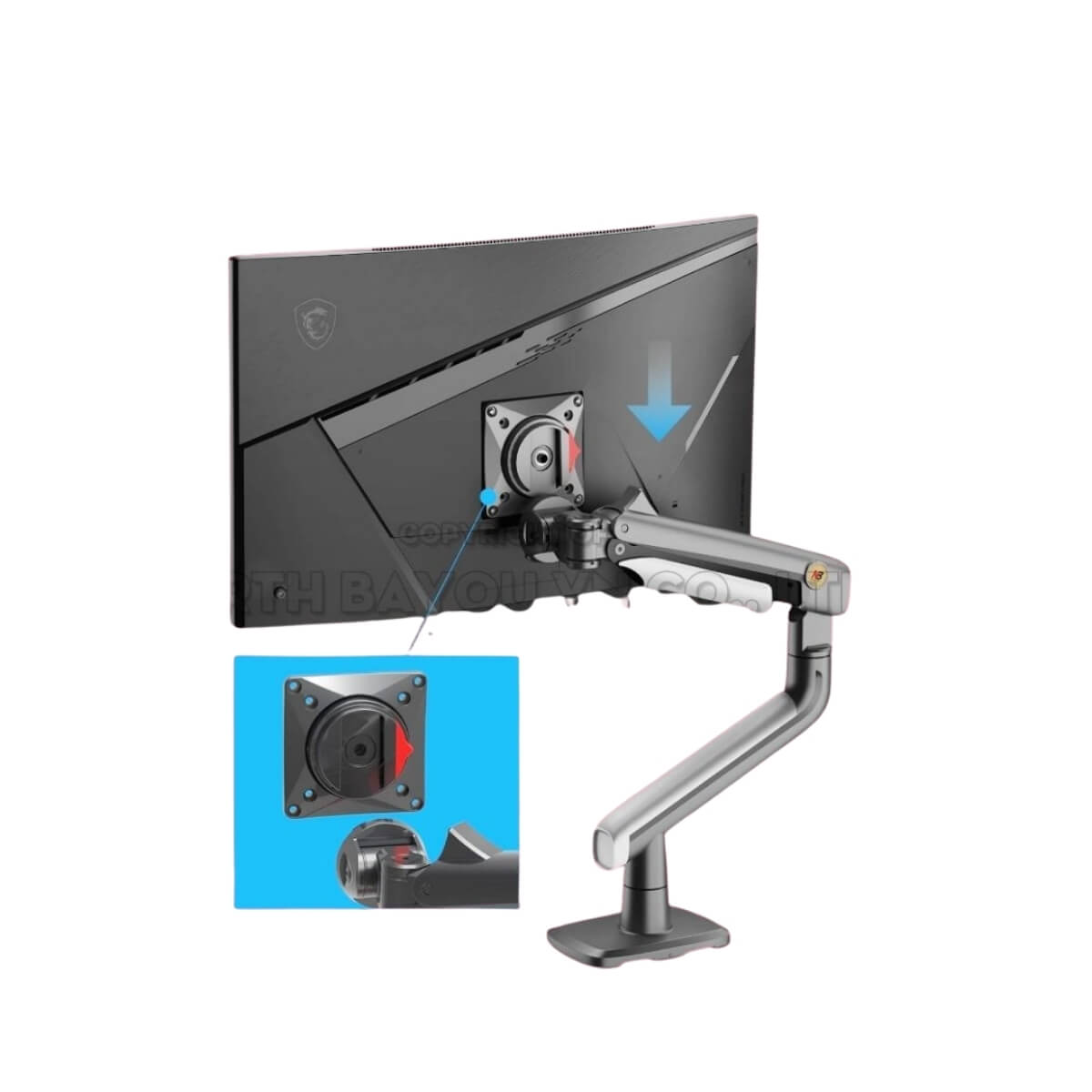 Giá Treo Màn Hình NORTHBAYOU A5 ( 27 – 50 inch) – Black